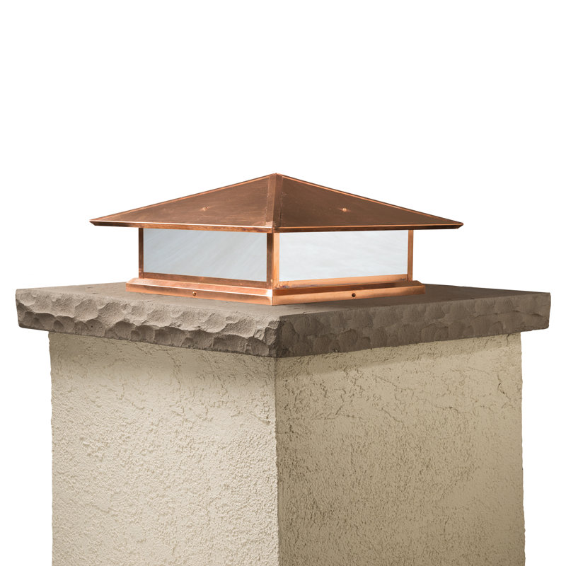 Luminaire suspendu à 1 lumière Abston, Blanc vaporeux, Bronze thermolaqué, H 6,75 po x l 12 po x P 12 po