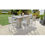 Baidy 8 Piece Bar Height Dining Set