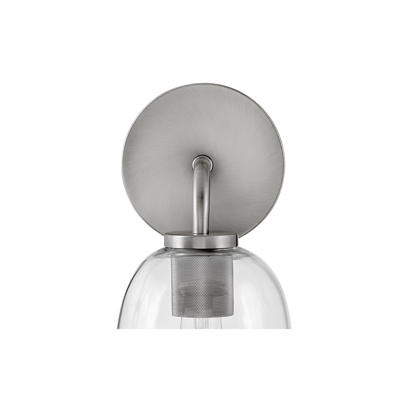 Avelin Single Dimmable Bath Sconce, Silver