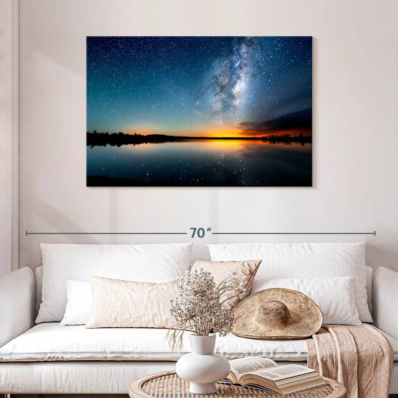Oberle Galaxy Sunset, 30" H x 45" W
