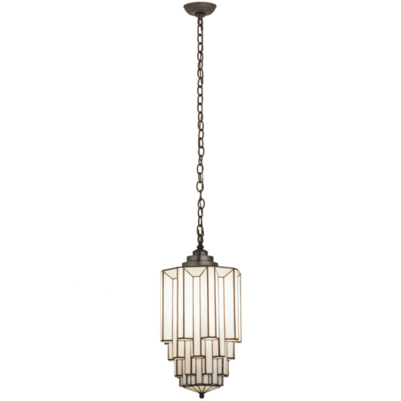 Luminaire suspendu en fer antique à 1 lumière Avrahom