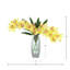 Arrangement d'orchidées dans un vase miroir-884489742