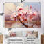 «Pink Whispering Cherry Blossoms II», art mural fleurs-907812406-907812403