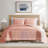 Swift Home Crinkle Washed 3-Piece Microfiber Quilt Set -  Ultra-Soft, Versatile, Classic, Timeless - All-Seasonal, Durable, Easy Care-140175515-140150374