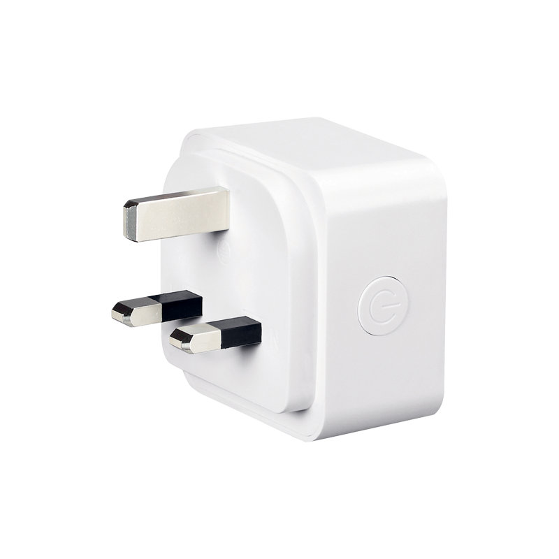 Smart  WiZz Connect EU Plug (White) 3 Pin Type G UK Plug Wi-Fi/Bluetooth Controlled - 4l1/8035