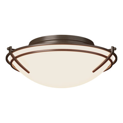 Plafonnier encastré simple en forme de bol 15,7 po Tryne