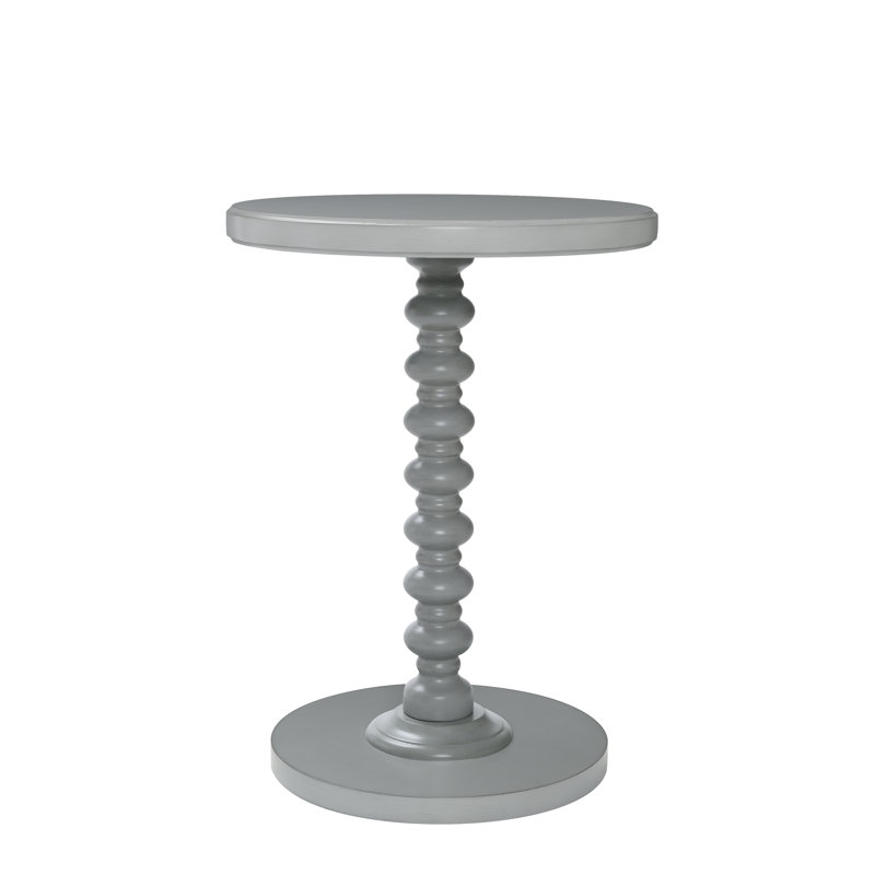 Fiama End Table, Light Gray, 22.25" H x 17" W x 17" D
