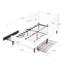 Lit plateforme rembourré pour lit simple avec 2 tiroirs de rangement, canapé-lit réglable en velours, beige