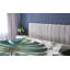 Drap-housse Ambesonne Monstera_ Art abstrait Mid-Century_ Fougère vert sarcelle et gris pâle-95977903
