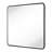 Arloine Metal Beveled Bathroom Vanity Mirror Rounded Wall Mirror -1897460458