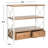 Evangelyne 33.9'' Solid Wood Console Table-16240837