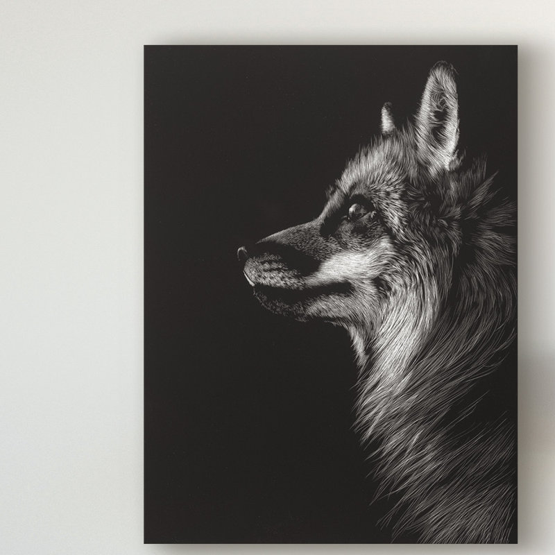 « black jetez v », reproduction d’art sur toile tendue, H 32 po x l 24 po x P 2 po
