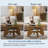 31.5" Circle Coffee Table for Living Room, 2-Tier Wood Accent Center Table with Open Storage-419119758