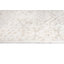 Tapis floral tissé à la machine en microfibre crème-1809091298