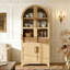 Grand garde-manger arqué 71 "avec tablettes de porte 71"-1633695296