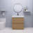 30 " W Freestanding Standard 1 Single Vanity Bathroom Vanity With Resin Top-17753397
