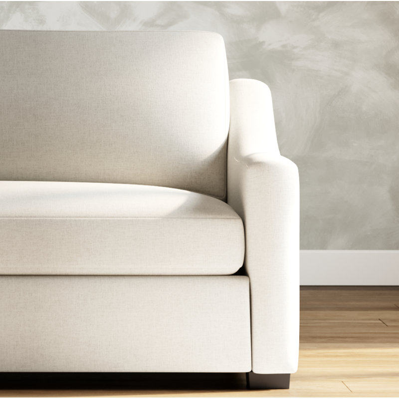 Cranbrook Upholstered 88'' Sofa, Nomad Snow Crypton® Chenille