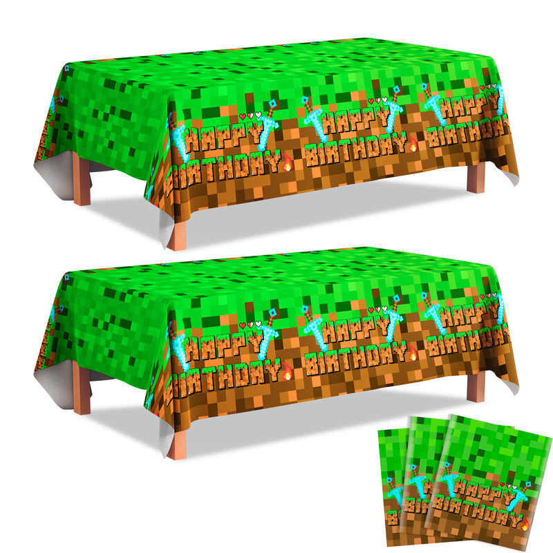 Nappe Game Party, ensemble de nappe 3 pièces