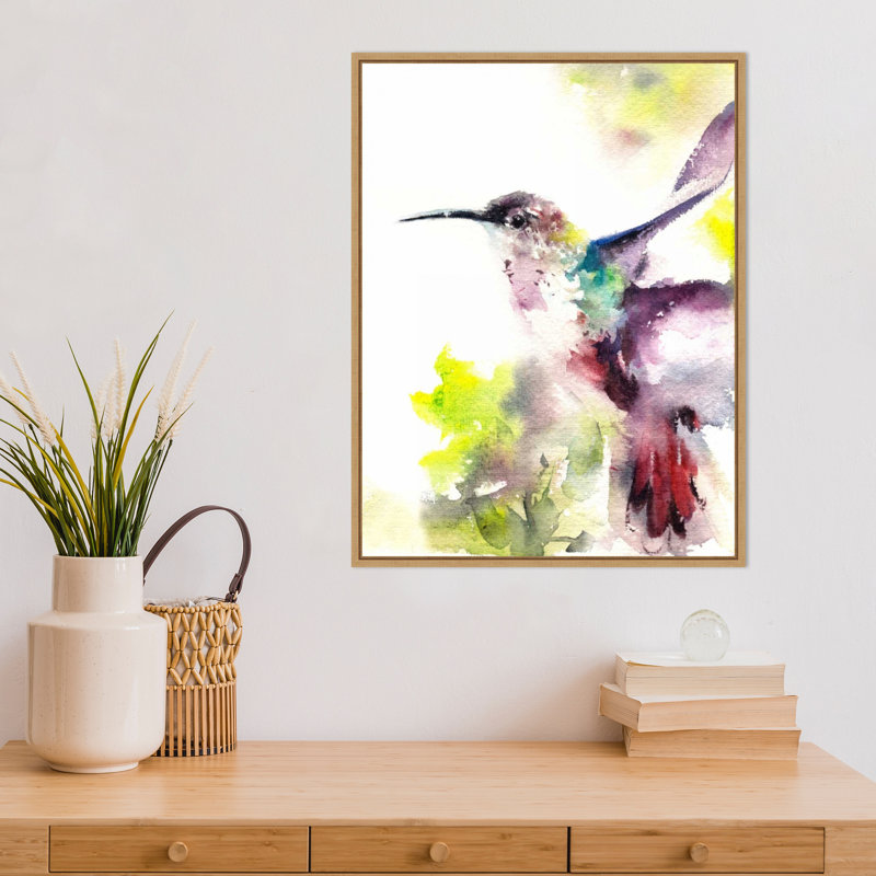 Reproduction d’art sur toile, "Hummingbird" par Canotstopd