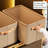 Set Of 3 Closet Organizers And Storage Bins Large, Organizer Storage Baskets, Storage Containers For Organizing Changing Table Bookshelf With Sturdy Steel Frame Cationic Fabric-910262437