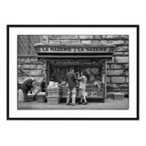 Italian Newspaper Stand - Picture Frame Photograph on Paper