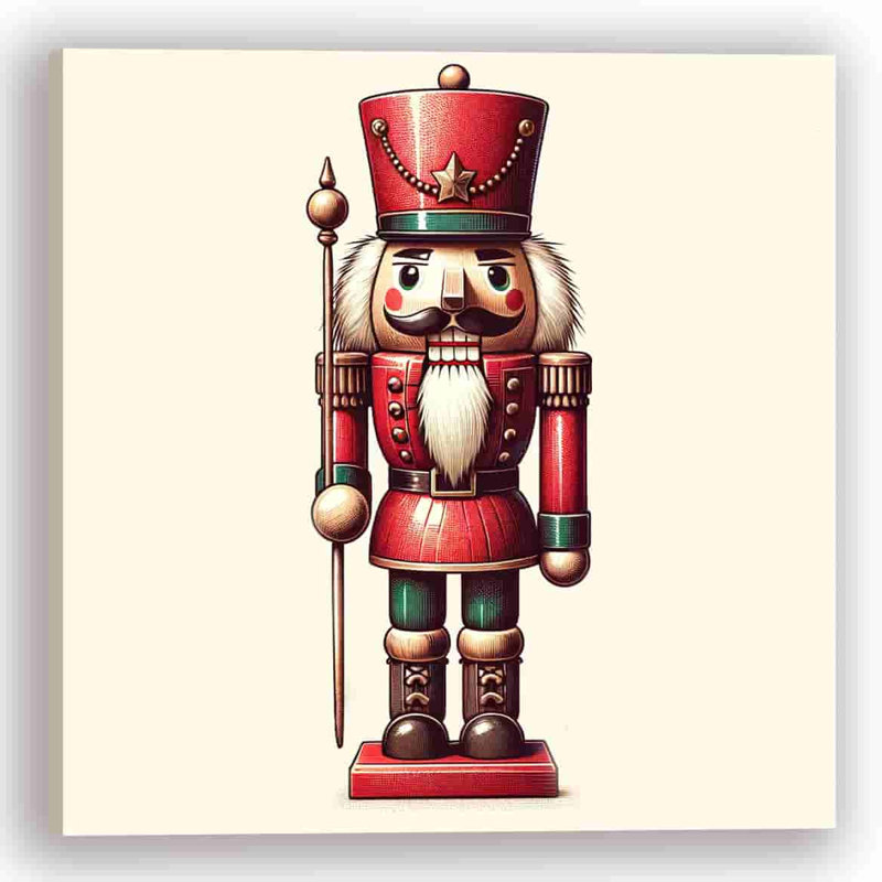 Guardian of Yuletide - reproduction d'art sur toile tendue, H 30 po x l 30 po x P 1,5 po