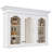 40" Medicine Cabinet With Mirror, Bathroom Storage Cabinet With Mirror Door And Shelves, Wall Mounted Bathroom Cabinet With Glass Doors