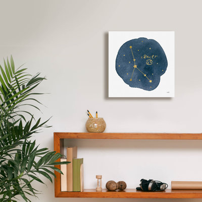 Art mural sur toile Trinx «Horoscope Cancer» par Moira Hershey