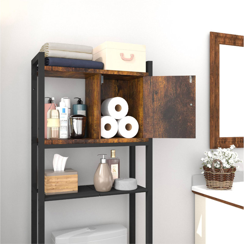 Rangement au-dessus de la toilette, Bois
