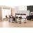 Adjustable Height Counter Stool with Metal Frame