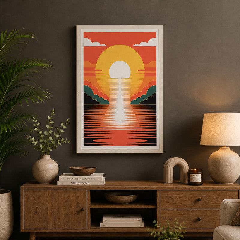 Print, 36x24 - 91.4 x 61.0 cm, Ochre Border