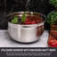 Buckingham Deep Salad Mixing Bowl Stainless Steel With Black Silicone Base-324632066