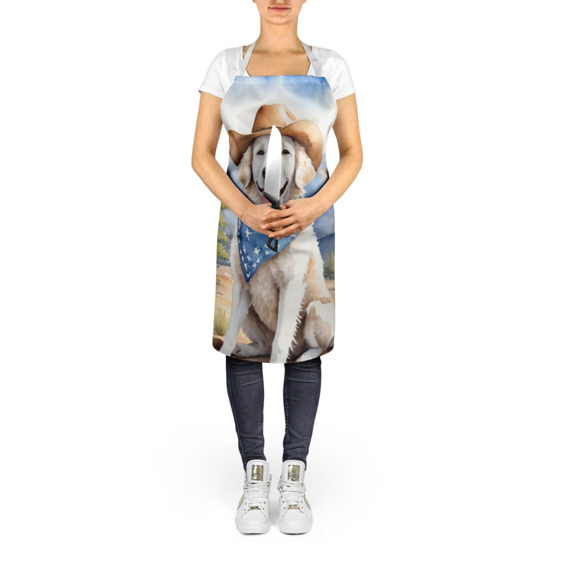 Tablier de bienvenue Kuvasz Cowboy