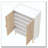 Wooden Shoe Cabinet With Doors, 7-Tier Shoe Storage Organizer-1306397246