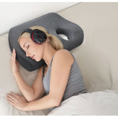 Black Free Form Cushion