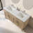 Sebastiano 60'' Double Bathroom Vanity with Engineered Stone Top-111376071