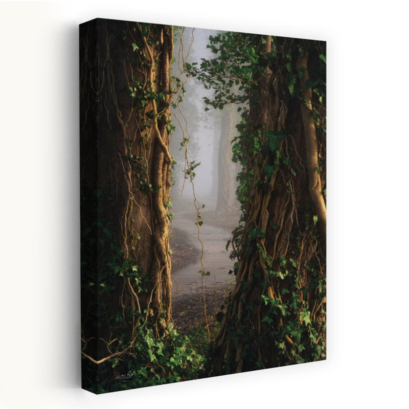 Art contemporain, paysage, H 48 po x l 32 po