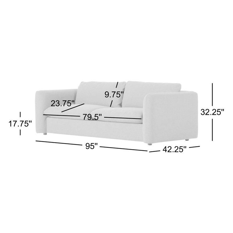 Ingel Sofa, Coffee Linen