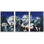Einstein Gandhi Martin Luther King Graffiti & Street Art Comic Book Art moderne Portrait urbain 3 pièces-92414439-92414440