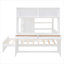 Lit mezzanine avec lit autonome, tablettes, bureau et garde-robe-267204997-267205007