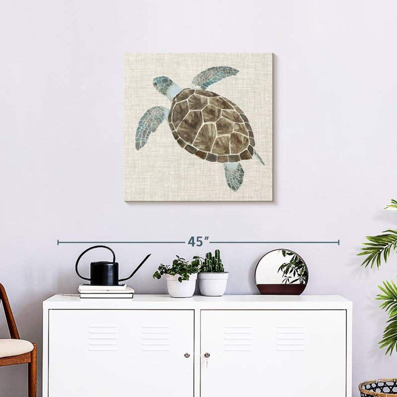 Brampt Linen Sea Turtle I