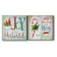 «Candle Joy», ensemble de 2 reproductions sur toiles tendues-215079498