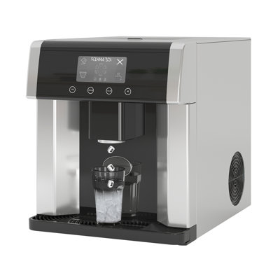 Countertop Ice Maker Water Dispenser With 33 Lbs Daily Output