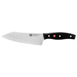 ZWILLING Twin Signature 7-Inch Hollow Edge Rocking Santoku Knife