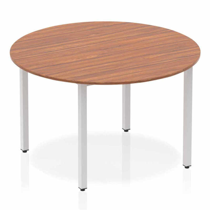 Kyvan 120cm Circle Conference Table, Walnut