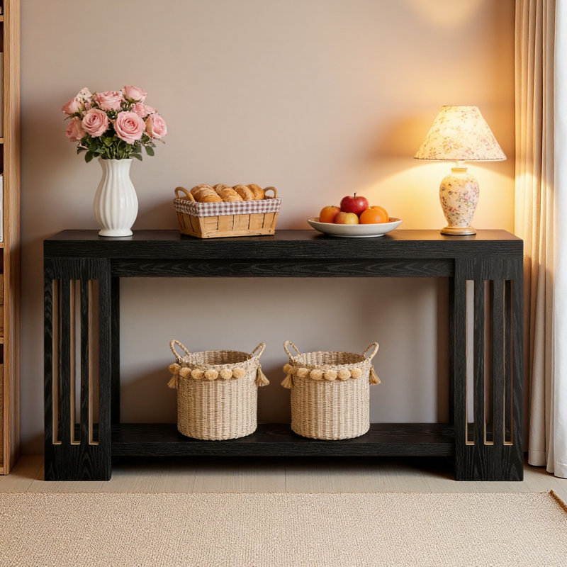 Console Table, 2-Tier Side Table,Sofa Table