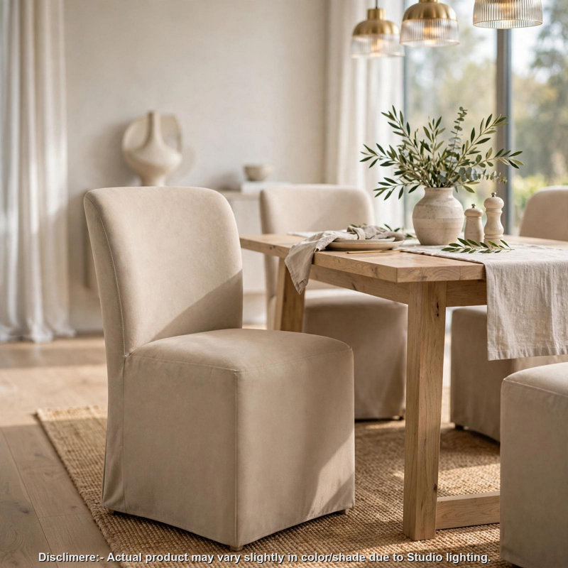Chaise parsons rembourrée H 19,25 po Jolyn, Brun, Brun