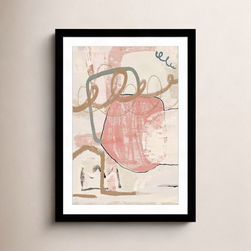 «Carlos Carmelo Delightful Spring Colors», reproduction encadrée sur papier par Leah Straatsma, H 37 po x l 27 po x P 1,25 po