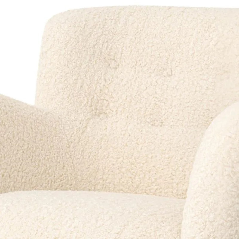 Bixby Upholstered Armchair, Faux Shearling Polyester