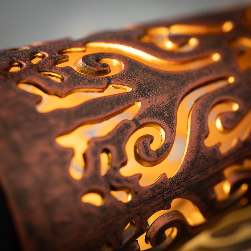 Copper/Black Solar Powered Pathway Light